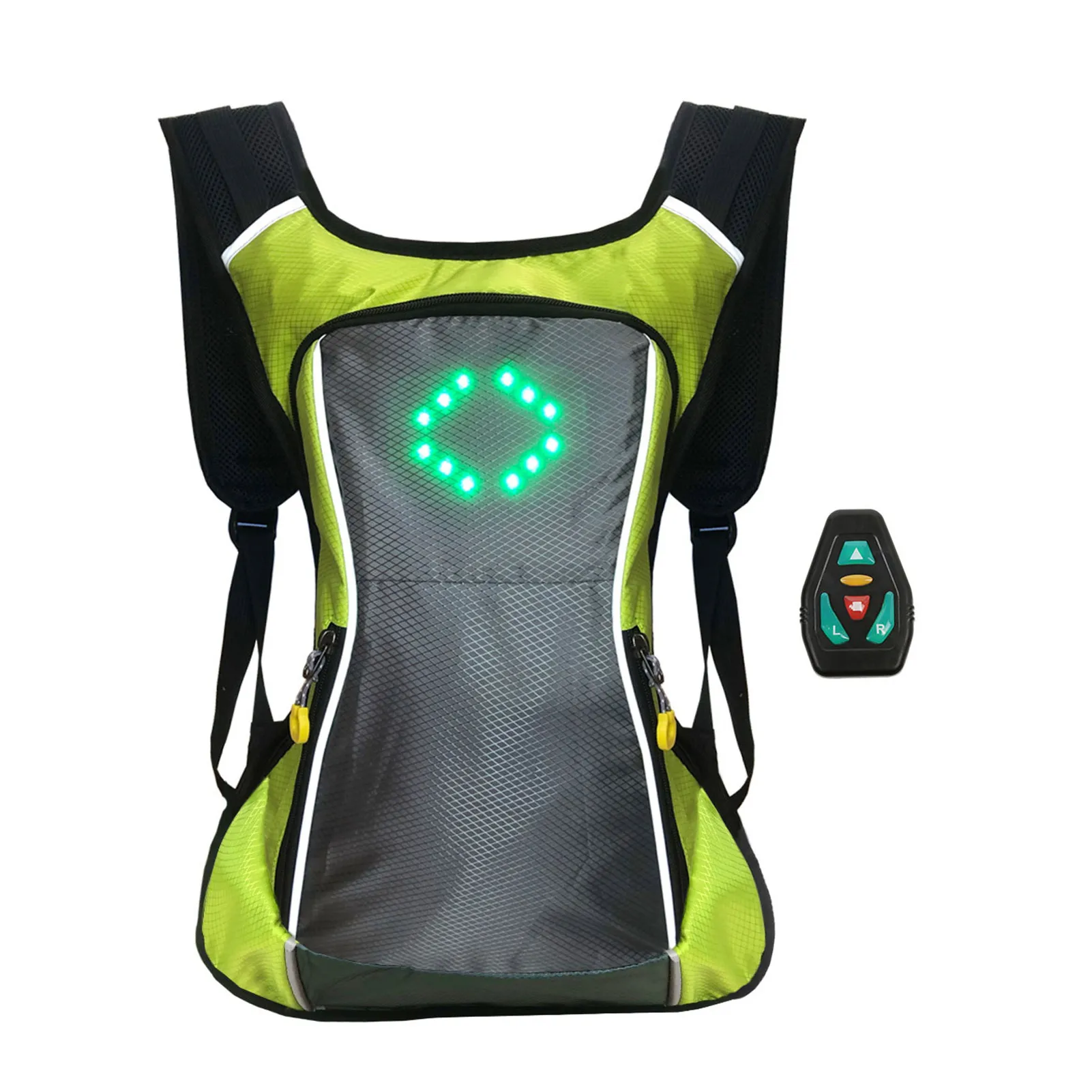 

Рюкзак со светодиодными указателями поворота, с указателем направления и USB-зарядкой