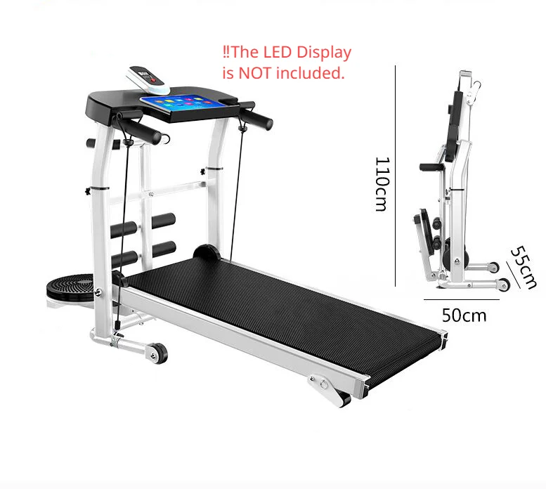 

Sturdy structure cheap treadmill, adjustable armrest height, electric treadmill running machine treadmill with LCD screen