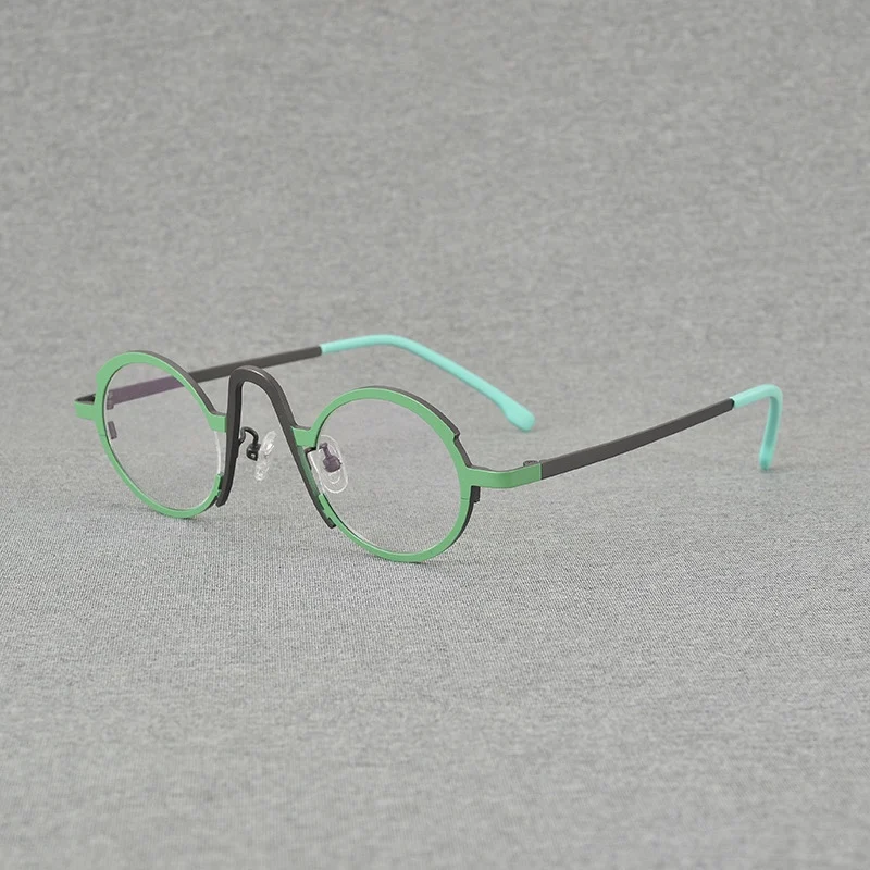 

Оправа для очков высокого качества мужские круглые титановые дизайнерские брендовые оптические очки для близорукости для чтения женские индивидуализированные очки