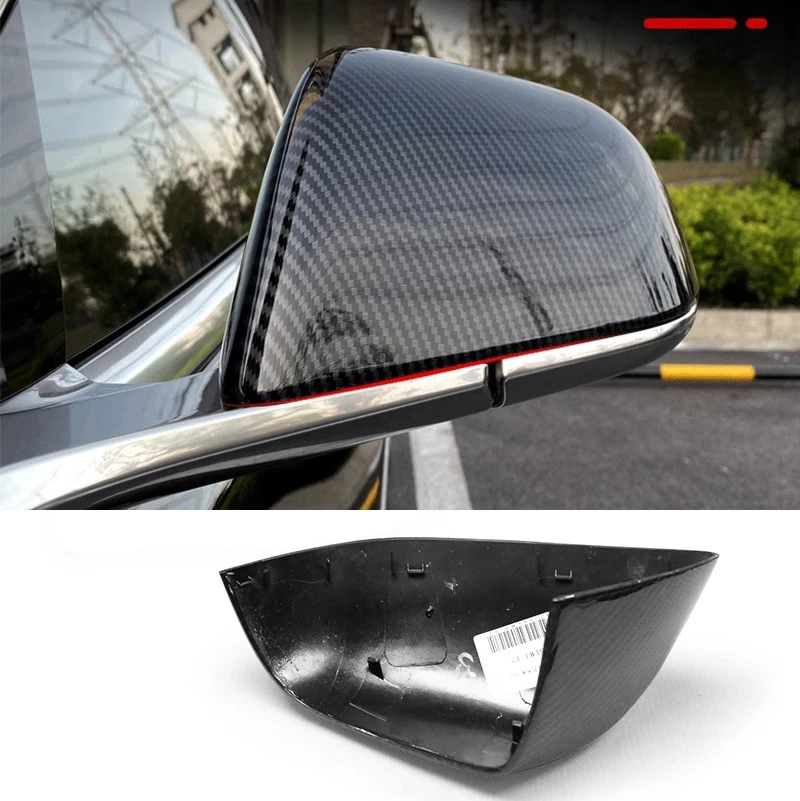 

Car Rearview Mirror Cover For Tesla Model 3 Auto Exterior Accessories ABS Door Side Rear View Mirror Shell Replacement