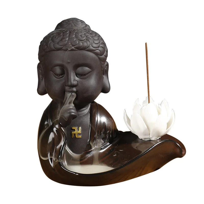 

Backflow Incense Waterfall Smoke Decoration for Home Decoraction Incense Burners With Reflux Censer Holder Stand Sticks Decor