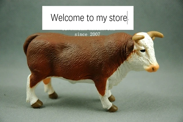 

PVC figure Doll model toy The simulation model toy Hereford cow model