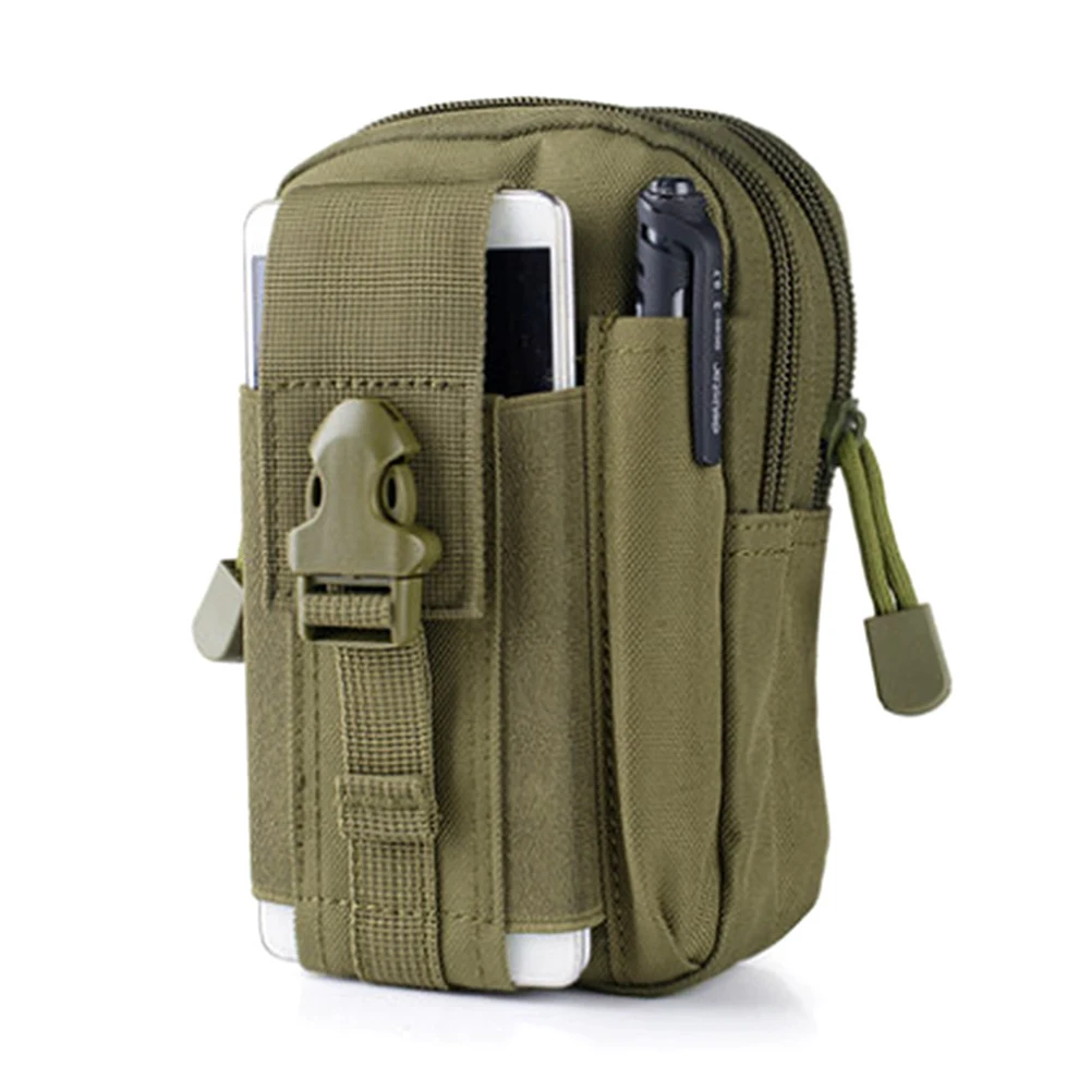 

Outdoor Waist Bag Camo Waterproof Nylon Molle Pouch Multifunctional Casual Men Waist Bag Outdoor Camping Hunting Fanny Pack