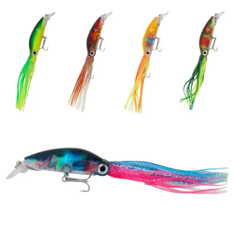

3Pcs Soft Squid Trolling Fishing Lure 18cm17.6g Squid Jig For Sea Fishing Boat Fishing Accessories Pesca Wobblers Octopus Bait