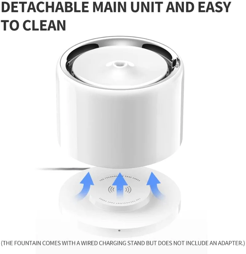 Фото PETKIT EVERSWEET Wireless SUS304 Умный диспенсер для воды для домашних животных с мониторингом через приложение Объемная вода и состояние фильтра Фонтан для воды Cat №3