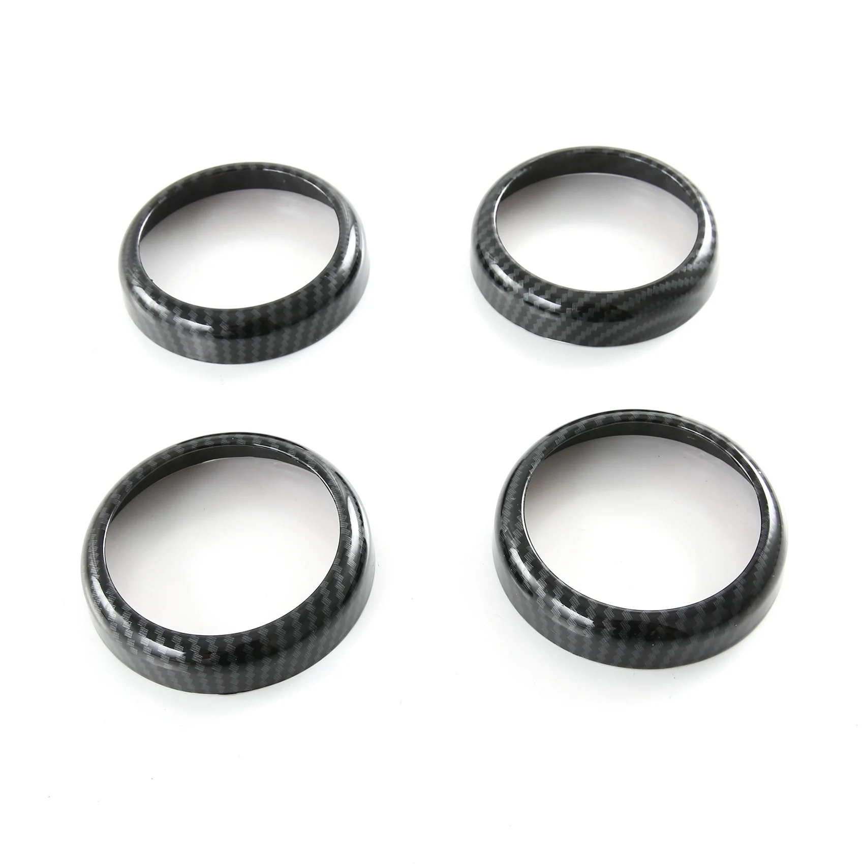 

Car Carbon Fiber ABS Door Tweeter Ring Hood Cover Trim Stickers for BYD ATTO 3 Yuan Plus 2022