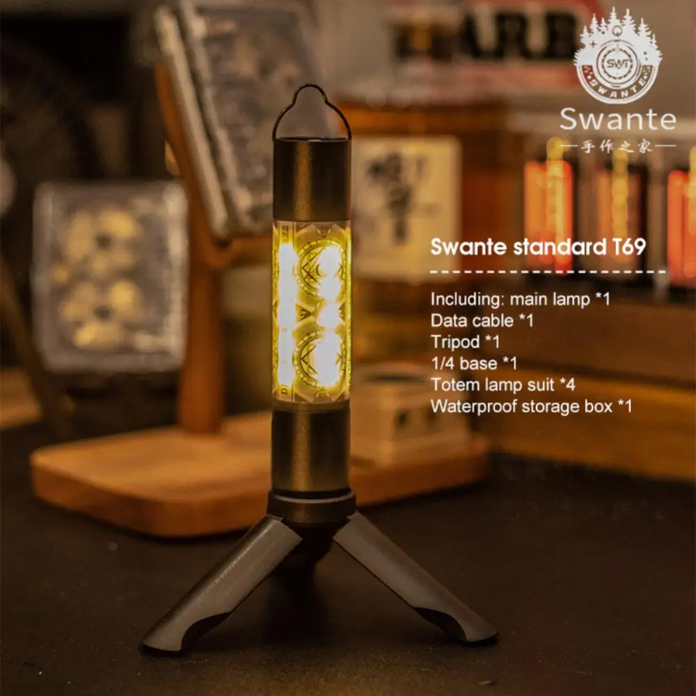 

Светодиодный фонарик T6, фонарь для кемпинга, настольная лампа, уличный перезаряжаемый Многофункциональный боковой фонарь, яркий фонарь для...