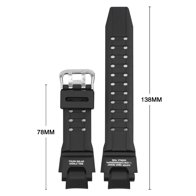 Suitable for CASIO G-Shock Gravity Master Watch Band GW-4000/GA-1000/GW-A1000/GW-A1100/G-1400 Silicone Watch Strap Bracelet