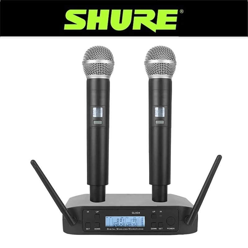 

Оригинальный беспроводной микрофон Shure Glxd4-это профессиональный ручной микрофон, используемый для студийной записи и караоке-встреч