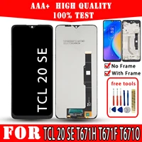 original lcd for tcl 20 se t671h t671f t671o display premium quality touch screen replacement parts mobile phones repair 6 82