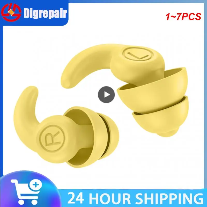 

1-7 шт., водонепроницаемые силиконовые беруши для плавания и дайвинга