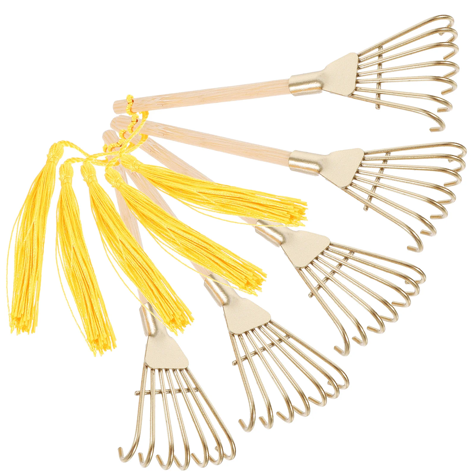 

5Pcs Miniature Rakes Crafts Smooth Rake Landscape Smoothing Rake Sand Rake for Zen Garden
