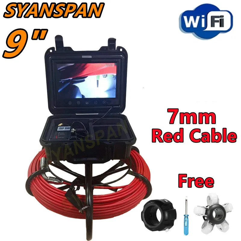 Pаспродажа Беспроводной проводной эндоскоп диаметром 7 мм с Wi-Fi, 20-50 м