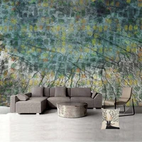 custom 3d photo creative art retro green stone wall bedroom living room tv sofa background wallpaper non woven embossed murals