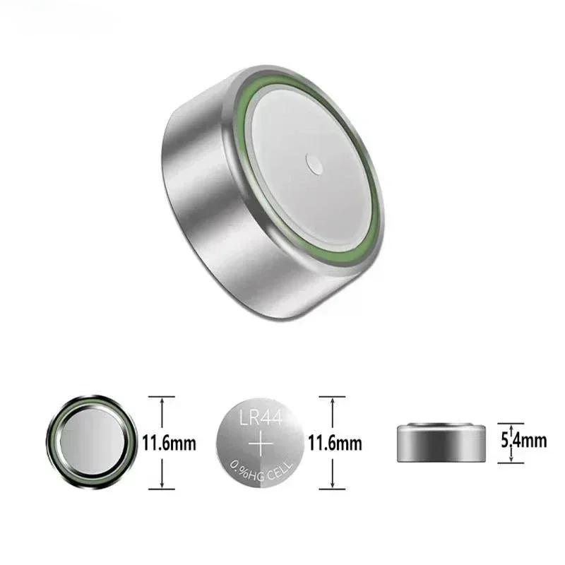 Фото Батарейки LR44 AG13 LR1154 357 SR44 RW82 SR1154 SP76, цинк-марганцевые, кнопочные, для часов, игрушек, цифровых термометров №4