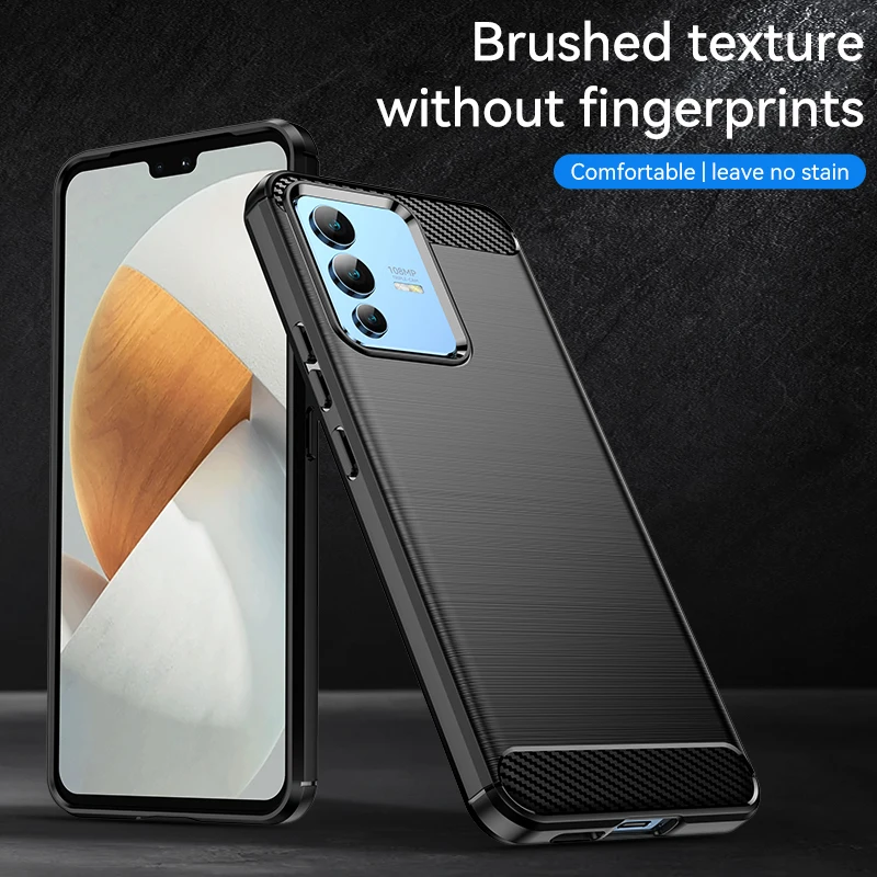Фото Противоударный силиконовый чехол для Vivo V23 №3