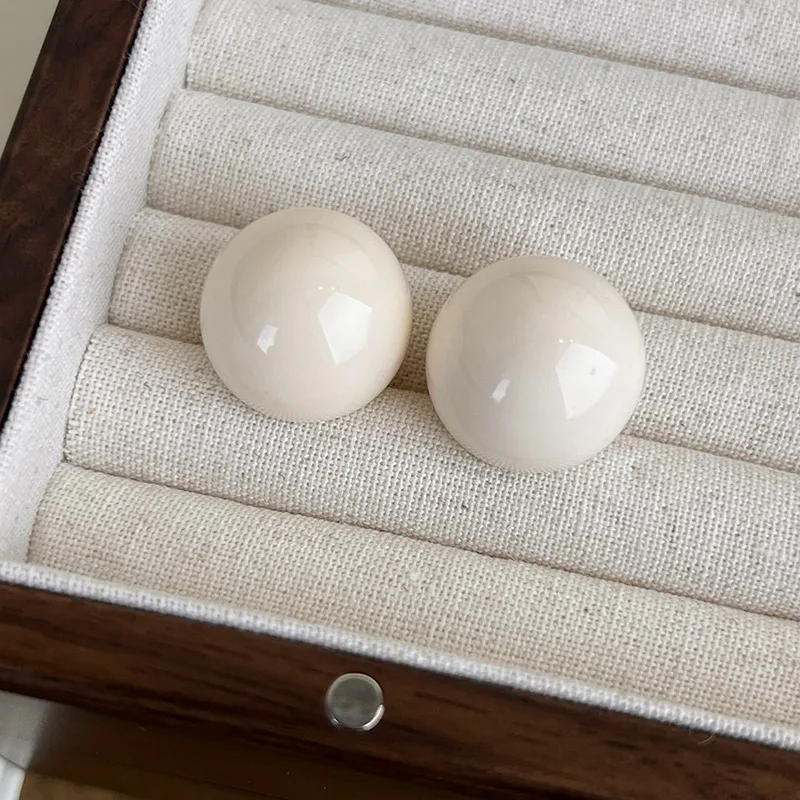 Серьги-гвоздики Draweye с шариками карамельных цветов для женщин корейская мода