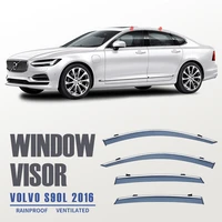 window visor for volvo s90l 2016 2017 2018 2019 2020 2021 auto door visor weathershields window protectors