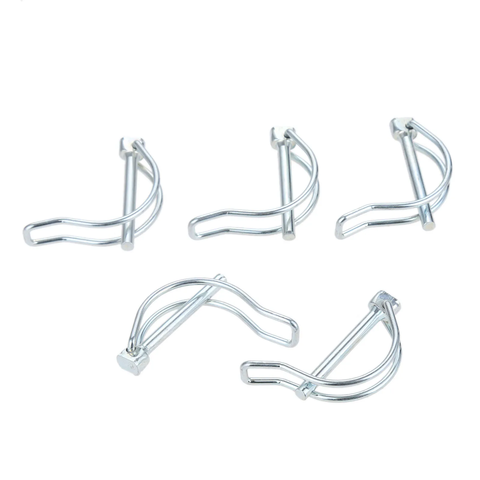 5 шт. M4.5 * 40 мм быстросъемный безопасный штифт для велосипеда коляски груза лодки крючок зажим пружинный штифт двухлинейный стальной замок штифт