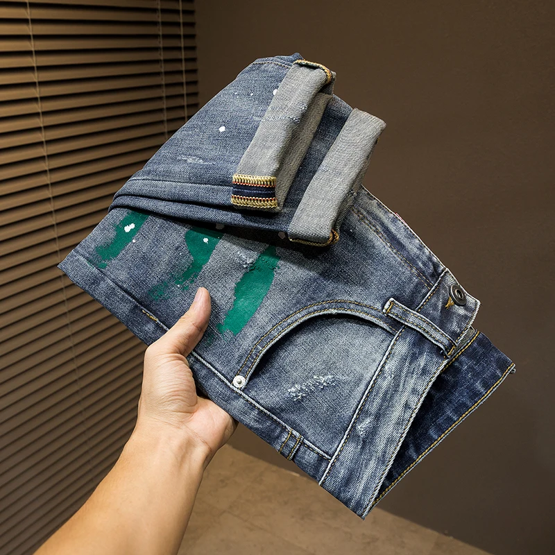 Модные уличные персонализированные красочные дизайнерские штаны в стиле хип-хоп