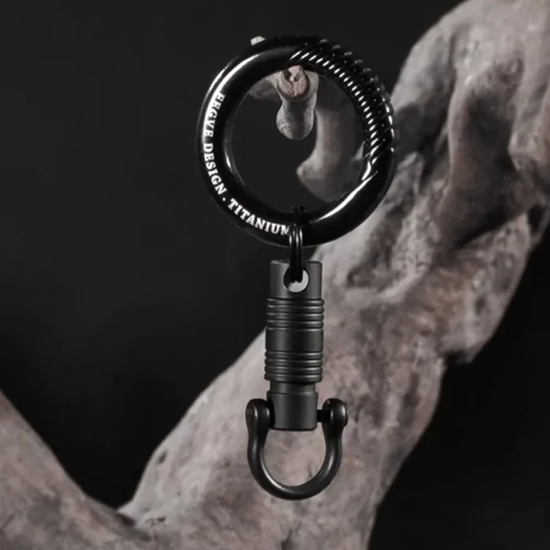 Titanium 360° Rotating Key Chain YESISOK