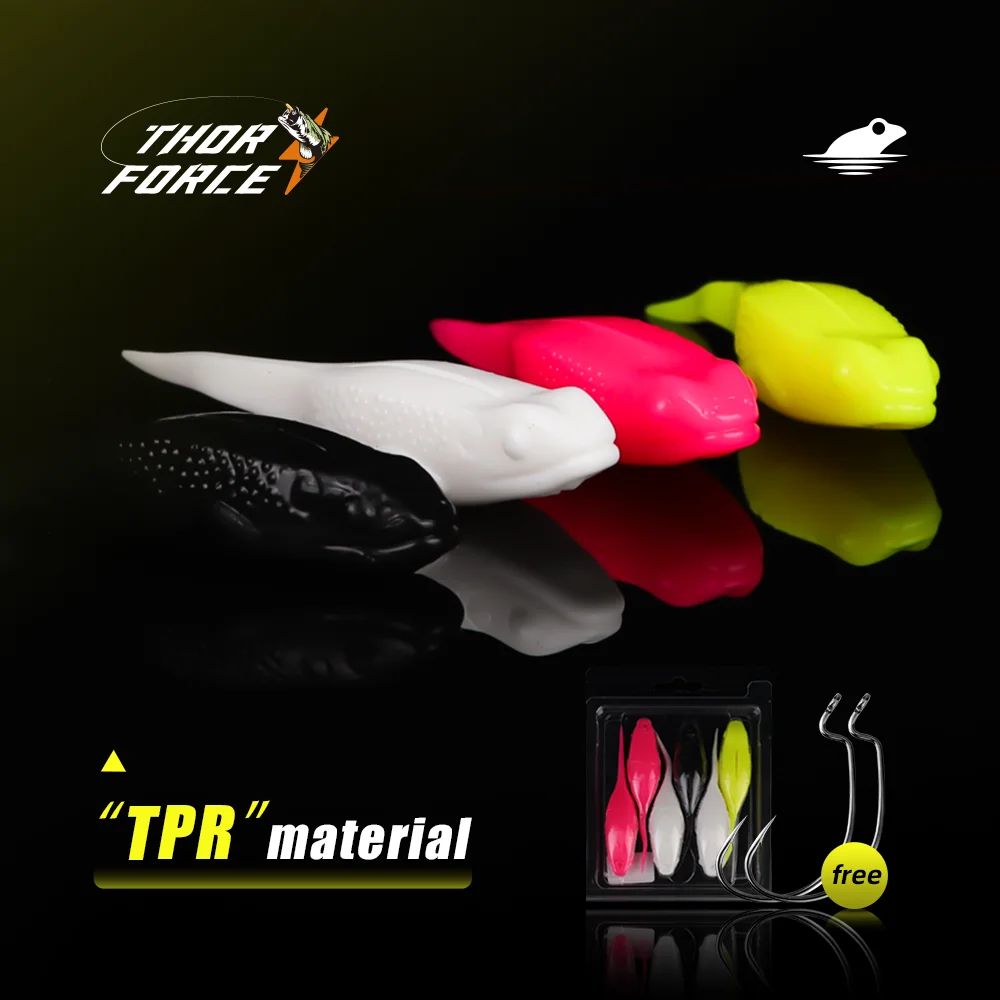 Приманка THORFORCE Tadpole лягушка мягкая рыболовная приманка 10 см плавающая или тонущая