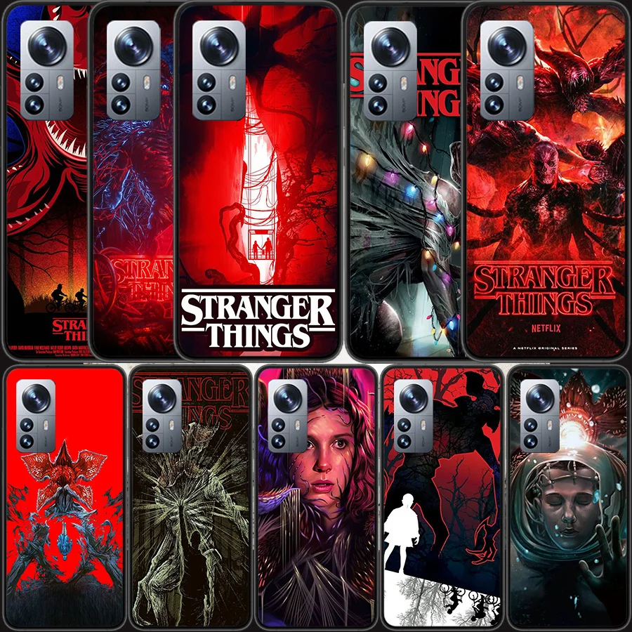 

STRANGER THINGS Season 4 Phone Case For Xiaomi Mi 12 11T 10T 9T Pro 12X 11i 11 Ultra 10 Lite 5G 9 8 6X 5X Capa Coque