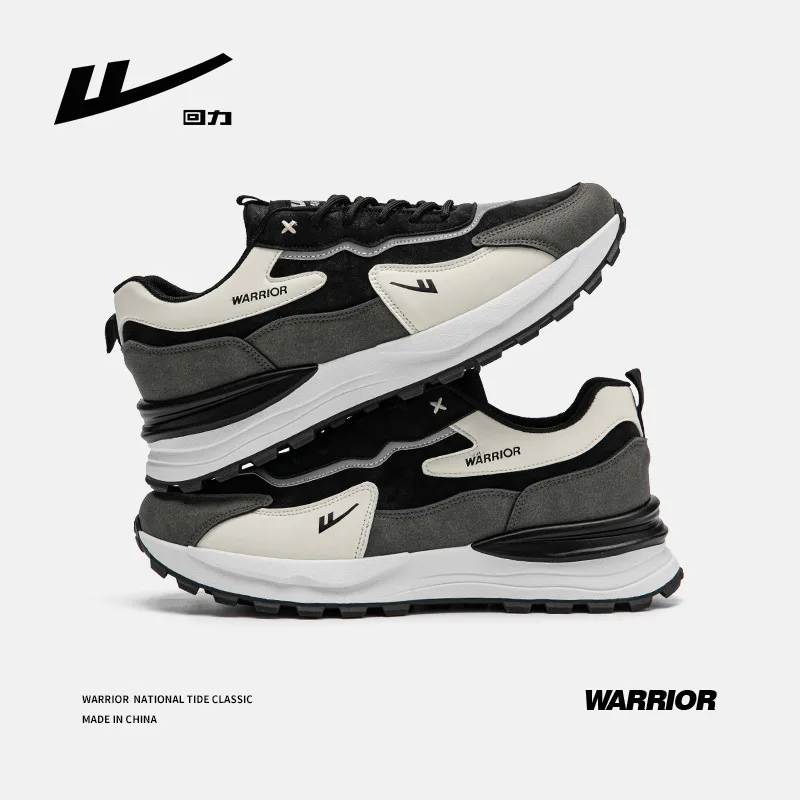 

Warrior Brand Men's Running Shoes Fashion Lightweight Breathable Casual Sneakers Work Gym Harajuku Trainer Tenis Feminino