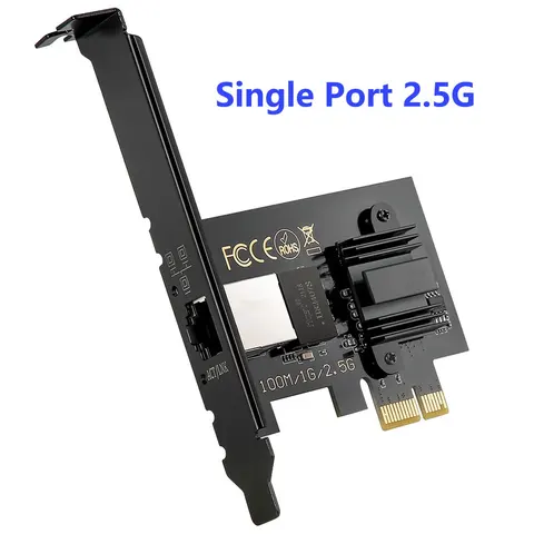 2,5 гигабитный PCI Express сетевой адаптер 100/1000 Мбит/с RJ45 LAN гигабитный адаптер конвертер Поддержка Windows/Linux/MAC