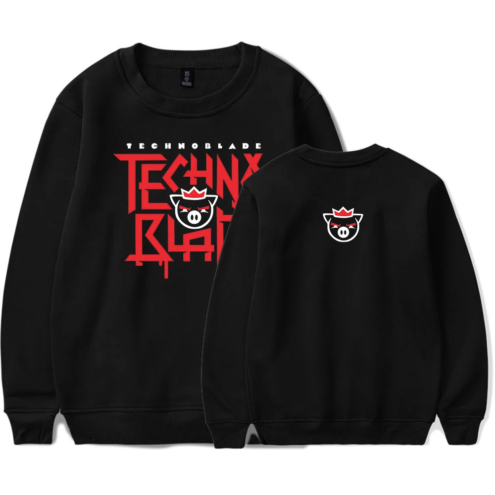 

Technoblade Merch Hoodie Men Crewneck Sweatshirt Women Clothes Oversized Hip Hop Streetwear O-Neck Pullovers Tracksuit Men