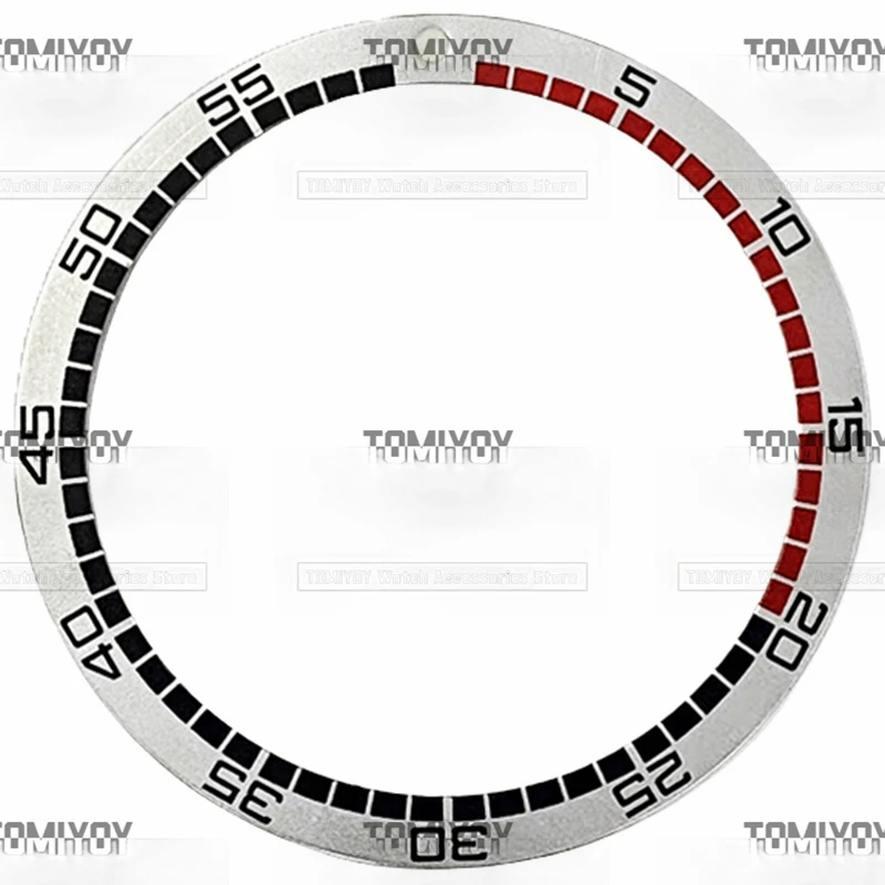 38 мм черно-синяя стандартная плоская вставка для циферблата подходит