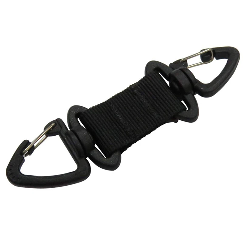 

Outdoor Carabiner Keychain Hook Multi-Function Belt Buckle Nylon Hanging Hanger for Multi-Functional Mountaineering