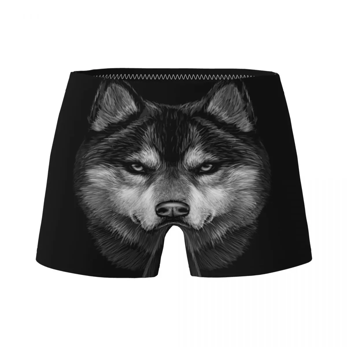 

Cotton Siberian Husky Children Underpants Wolf Portrait Cartoon Underwear Kids
