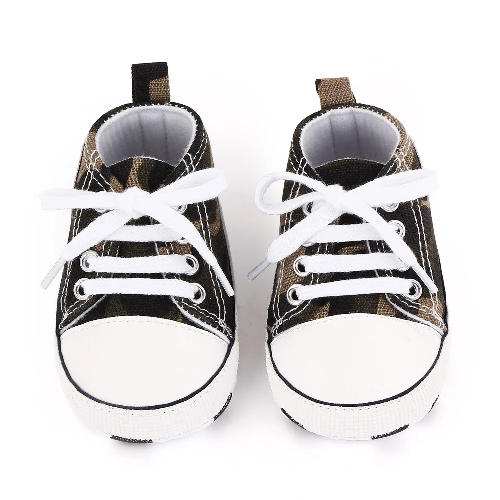 Baby Boys Girls Print Star Sports Sneakers First Walkers Shoes Anti-slip Baby Shoes