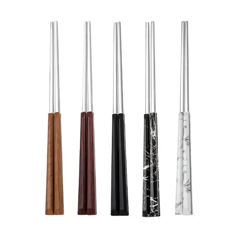 

Beautiful Long Chopsticks Luxury Style Single Person Chopstick Practical Household Chopsticks Set Kitchen Tools Tableware