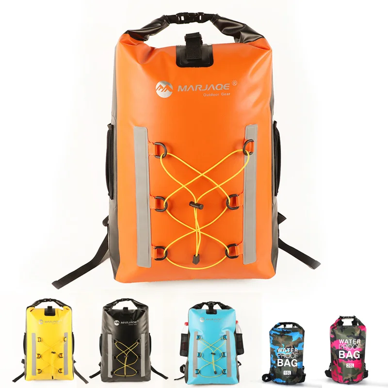 

PVC 20L/30L Outdoor Waterproof Dry Bag backpack Swimming Bags Sack Storage for Travelling Rafting Boating Kayaking Diving