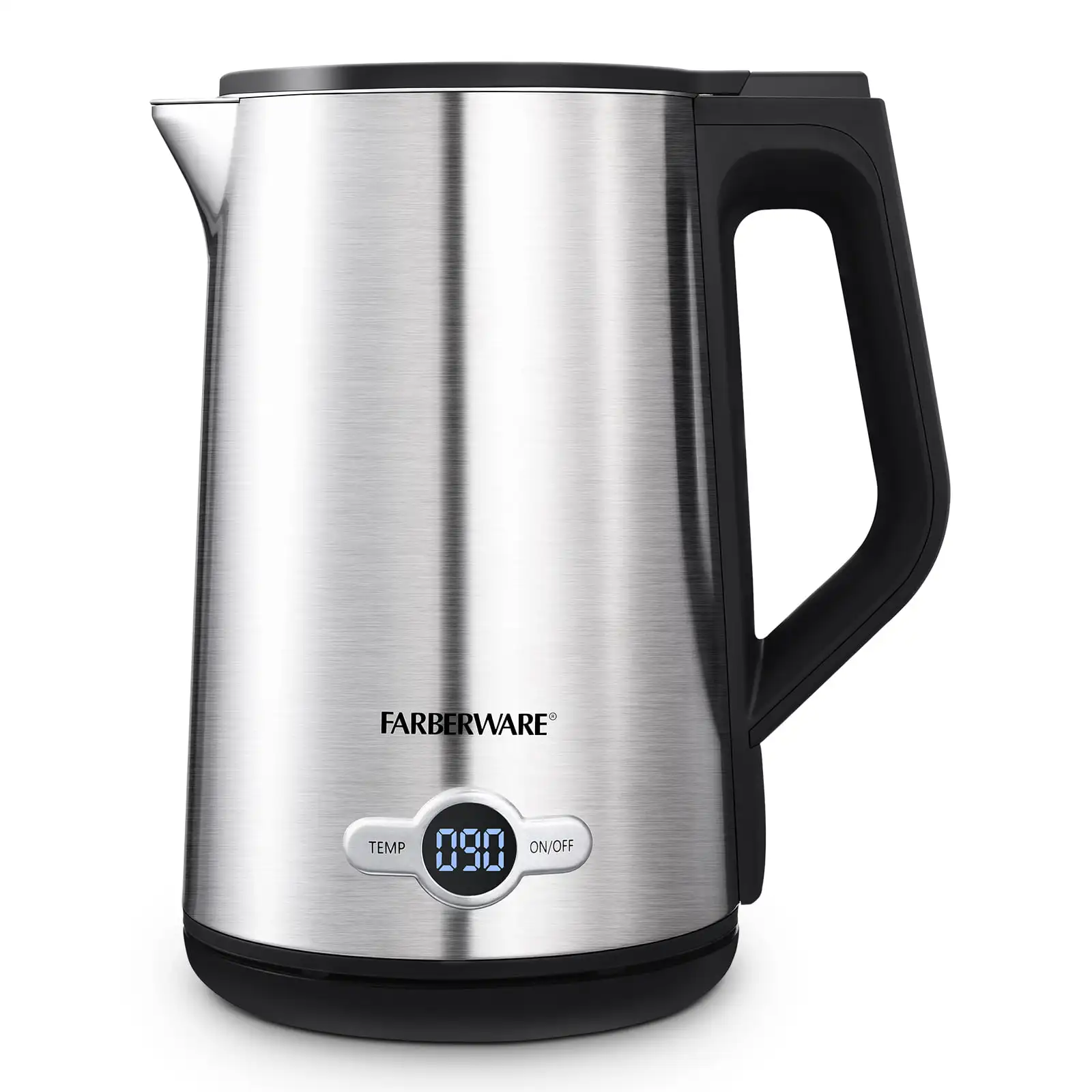 

1.7 Liter Kettle, Double Wall Stainless Steel and Black