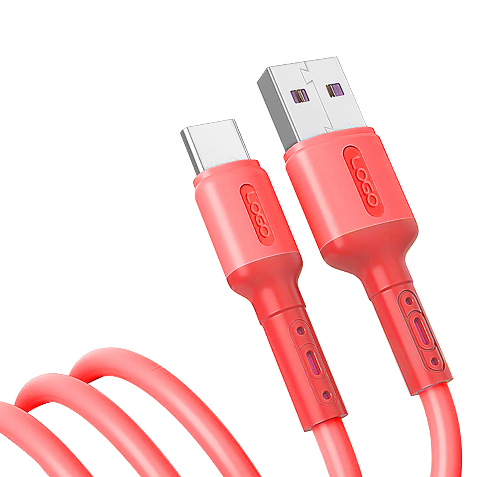

Universal USB Type C Cable 5 Colors USB Type C Data Cable High-Speed Charging And 450Mbps Data Fresh Colors Charging Cords For