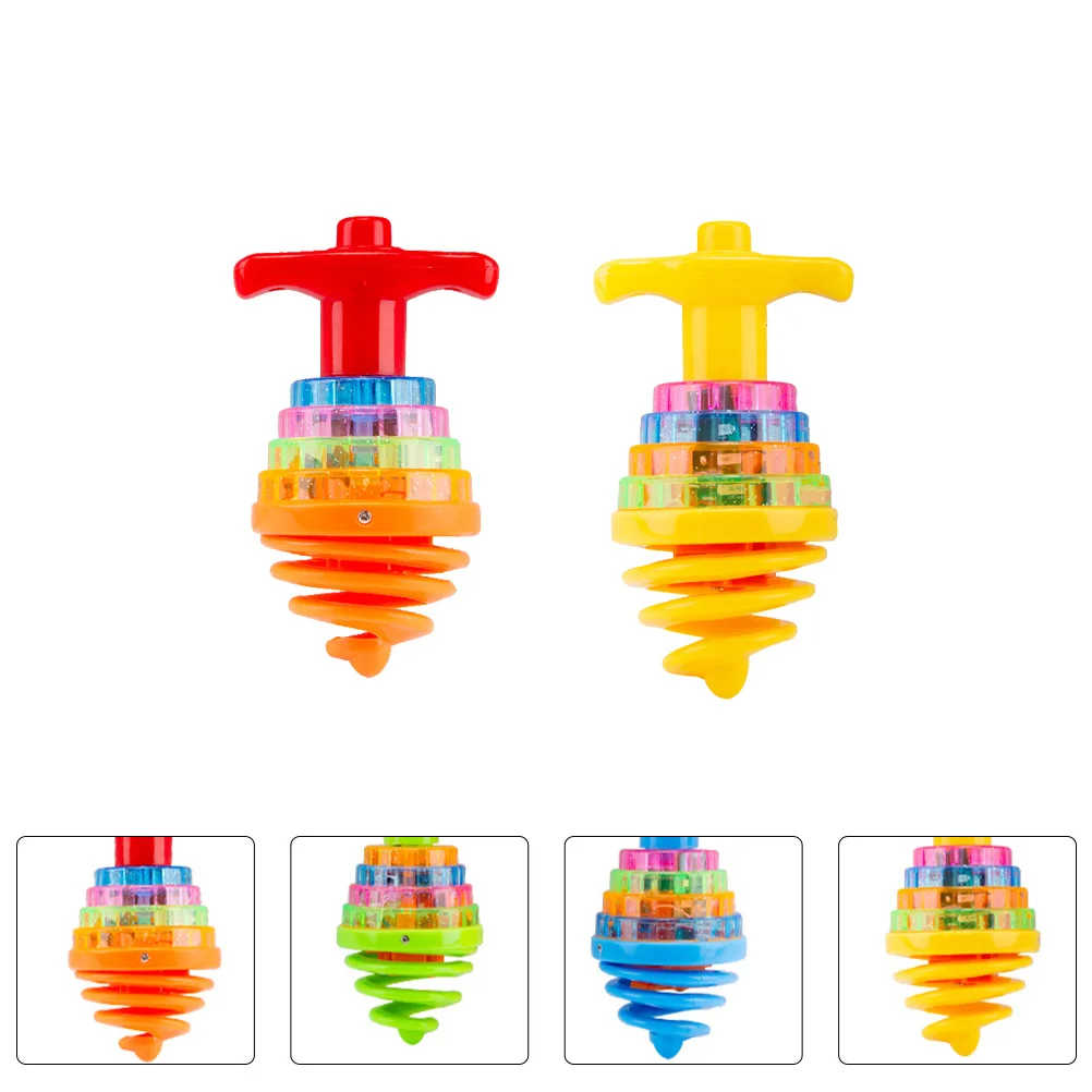 

2pcs Creative Lovely Practical Gyro Toys Gyros Flashing Toys for Kids