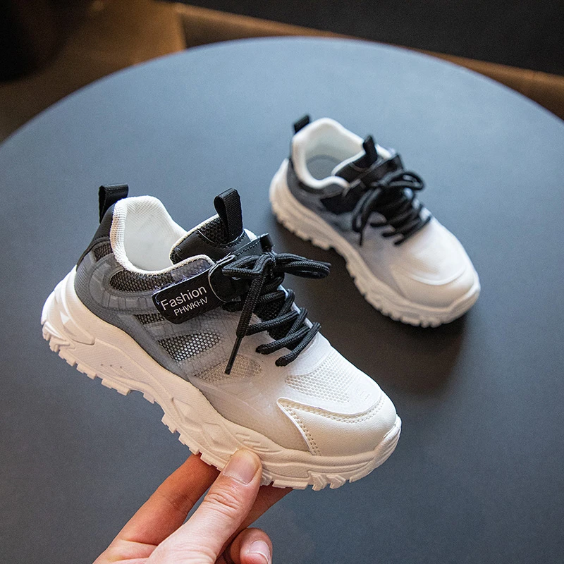 Spring Cute Girls Sneakers Kids Fashion Mesh Running Shoes Anti-slippery Casual Shoes for Children Sneakers GirlsTenis Shoes