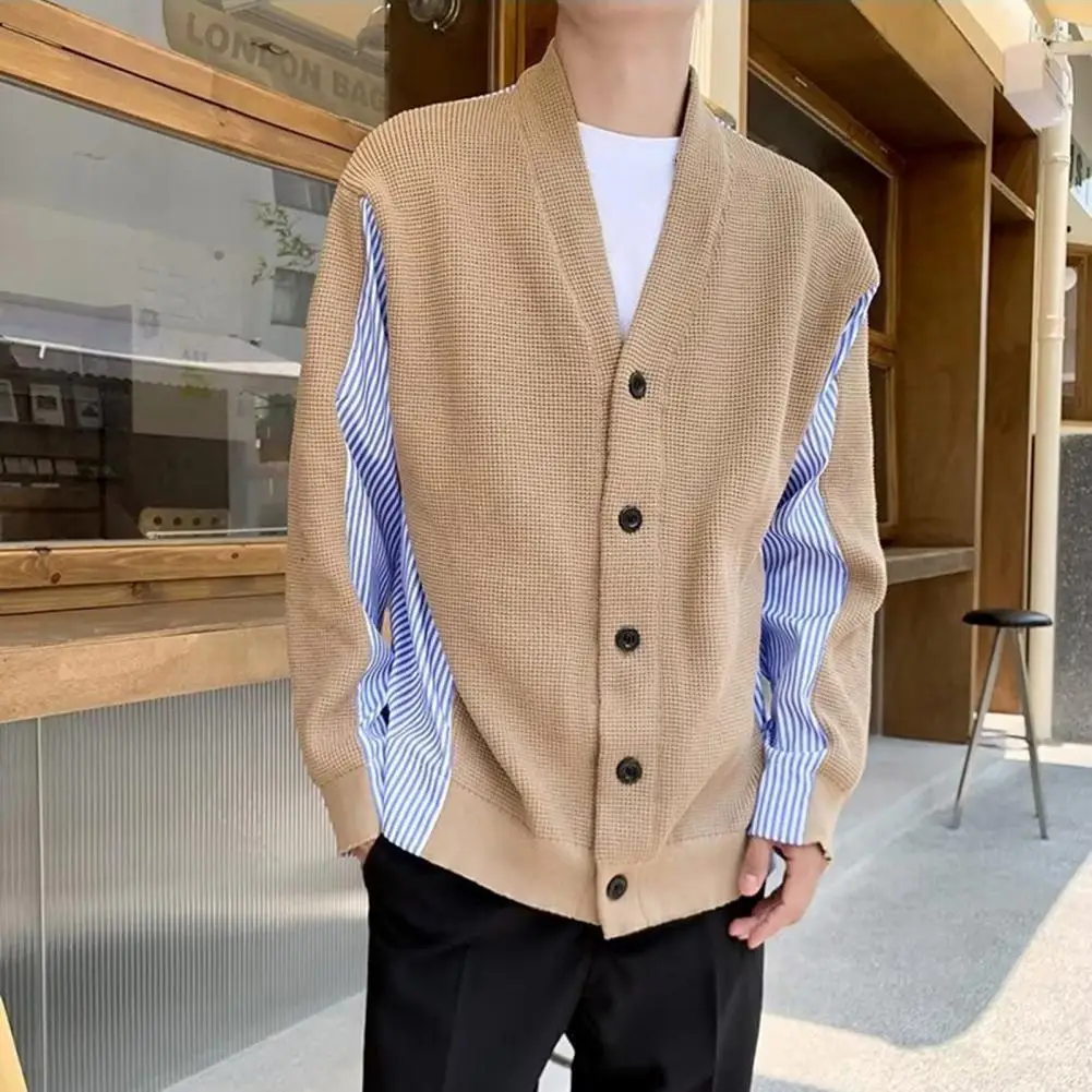 

Удобный стильный мужской Модный трикотажный зимний свитер, пальто, Мужская трикотажная одежда, верхняя одежда, мужская одежда