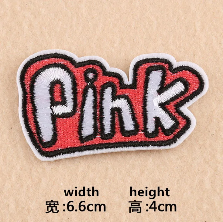 Новое поступление 10 шт. розовая лошадь да Oh Wow вышитая нашивка железная с мотивом