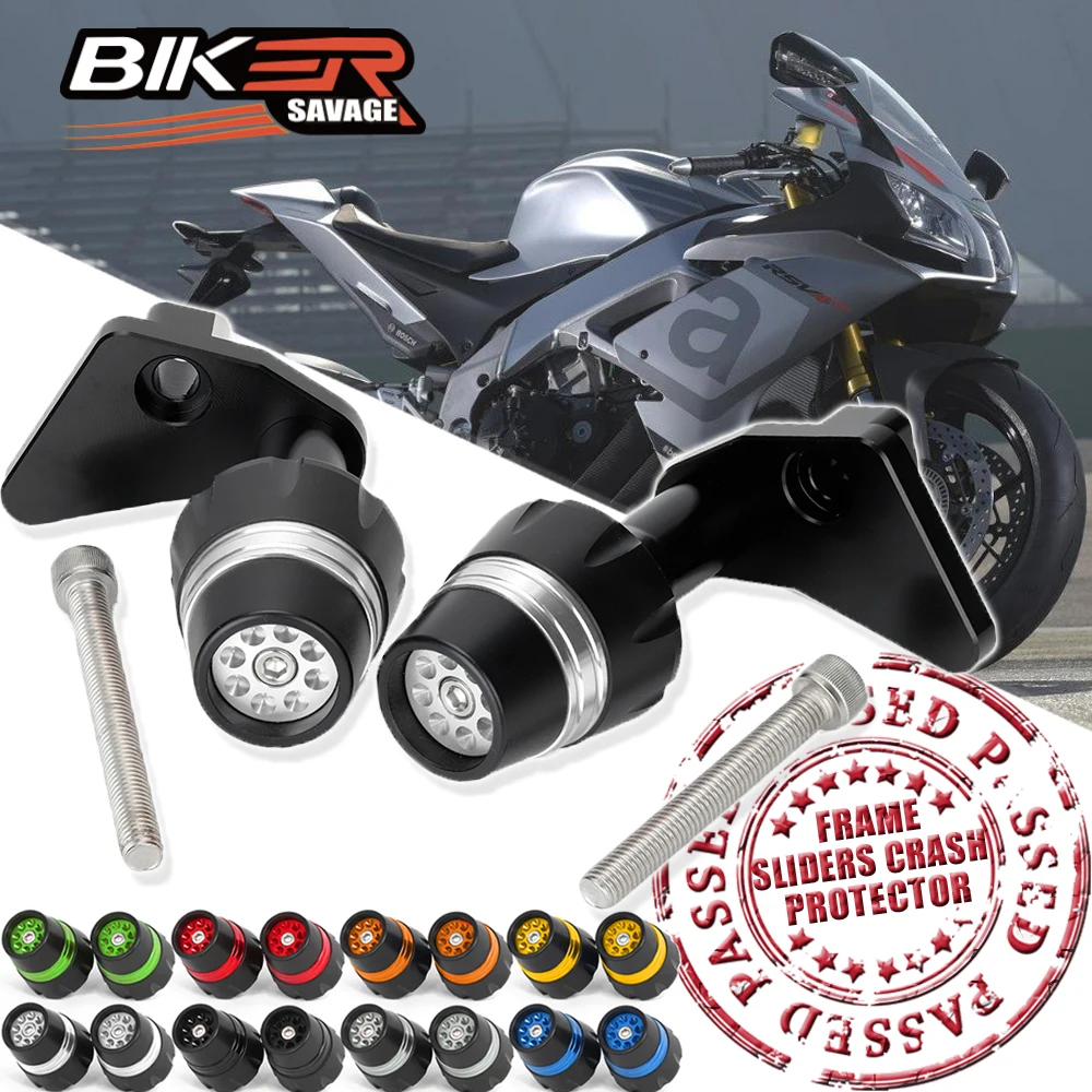 Motorcycle Rear Frame Sliders Crash Protector For APRILIA RSV4 RR RF Factory Tuono V4R 1100RR Falling Protection Accessories