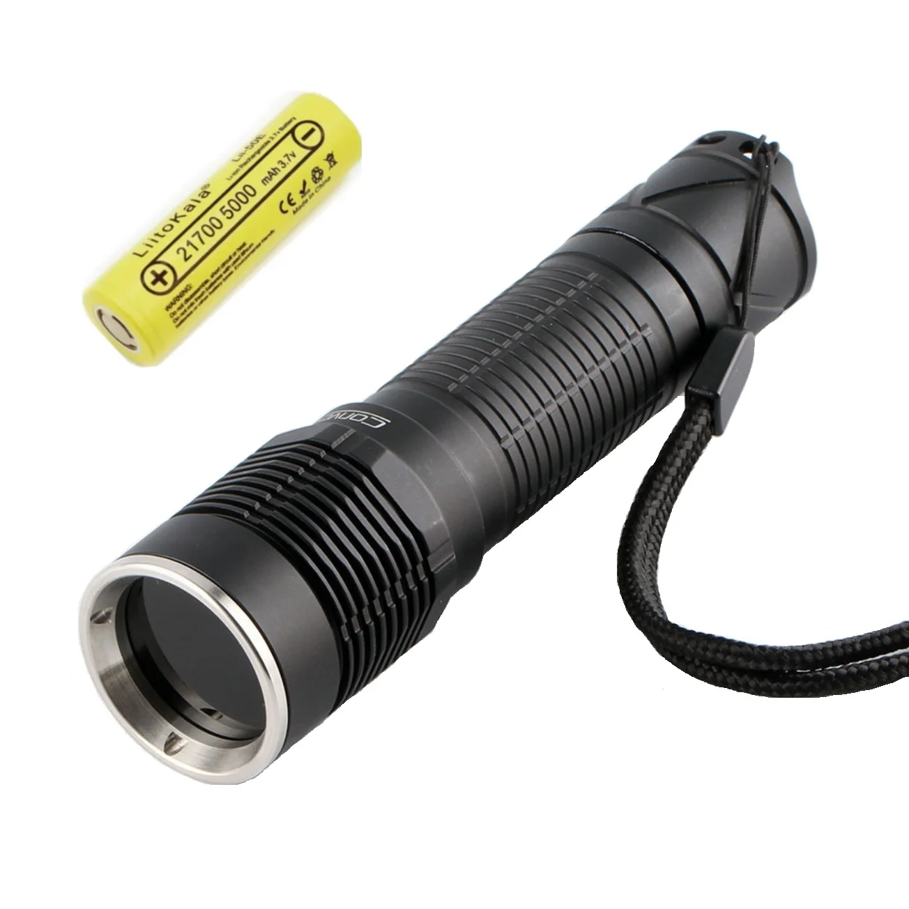 Convoy S12 3*UV 365nm Ultraviolet Torch,Powerful LED Flashlight by 21700 Battery for Fluorescent Agent Detection,Money Detector