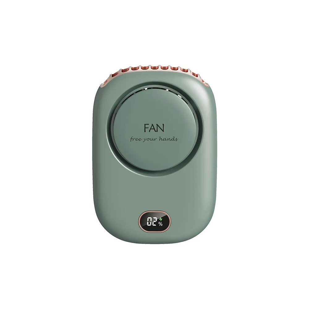 

Перезаряжаемый портативный вентилятор с USB-зарядкой, подвесной воздушный охладитель на шею, мини настольный портативный беззвучный домашний прибор