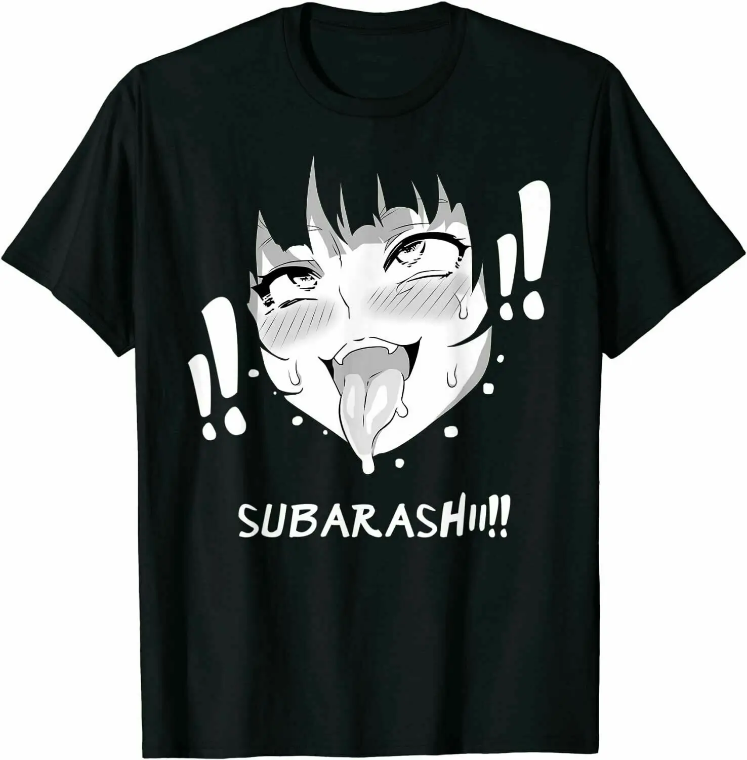 

Delicious Hentai Face Ahegao Sexy Girl Lewd T-Shirt Funny Tee Gift Trend