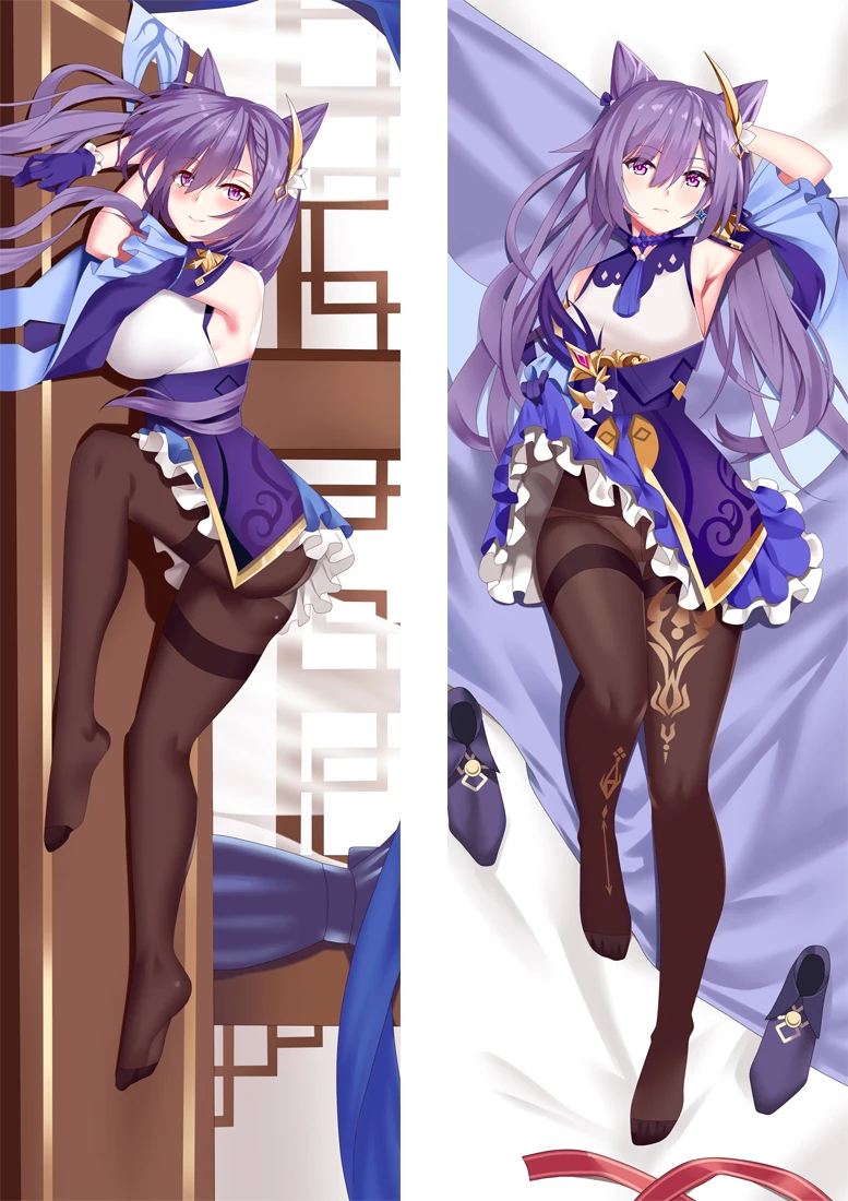 

Двусторонняя наволочка для подушки Dakimakura Anime Genshin Impact Keqing