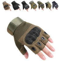 male tactical army military gloves hard knuckle motorcycle gloves for men women outdoor cycling hunting hiking fingerless gloves