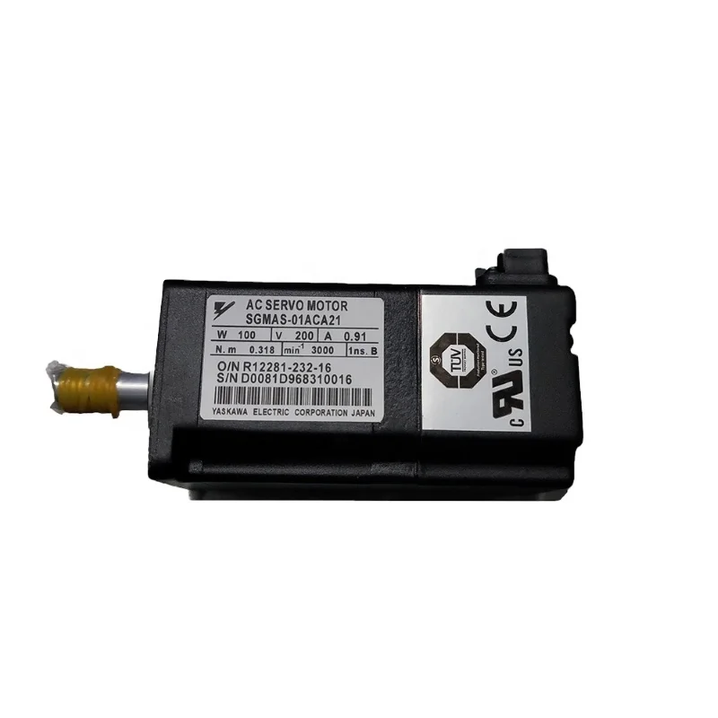 

Best selling new in box motor servo Yaskawa 100w SGMAS-01ACA21 AC SERVO MOTOR