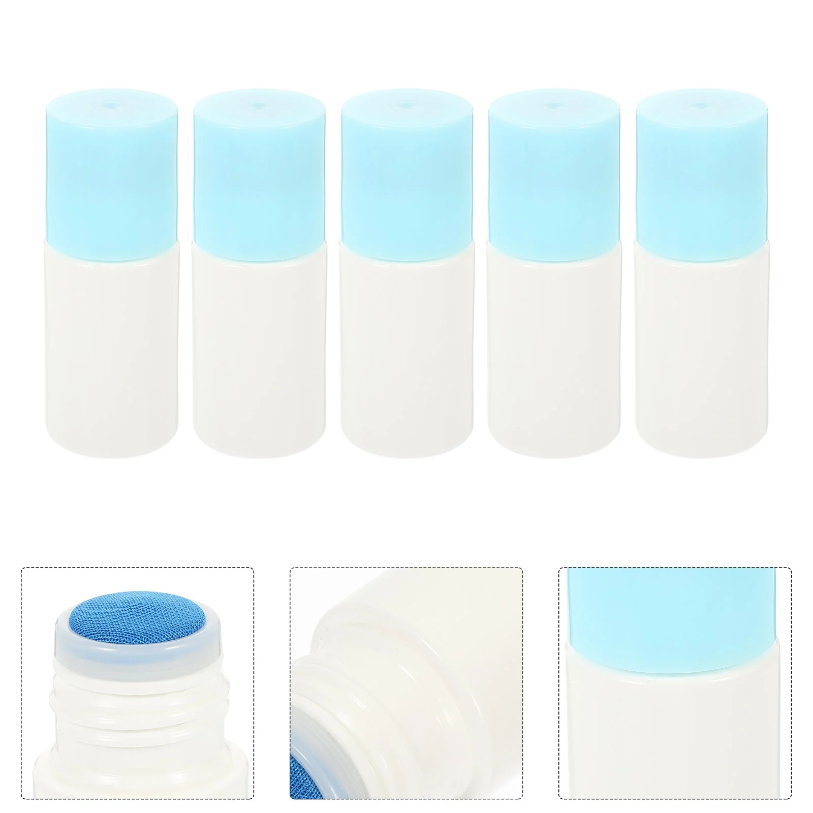 

Refillable Sponge Empty Makeup Applicator Liquid Head Tube Travel Deodorantsqueeze Pump Wash Shampoo Small Dabber Tubes Silicone